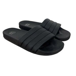Oliver Cabell Women's Vegan Black  Slides Sandals Size39/ 9
